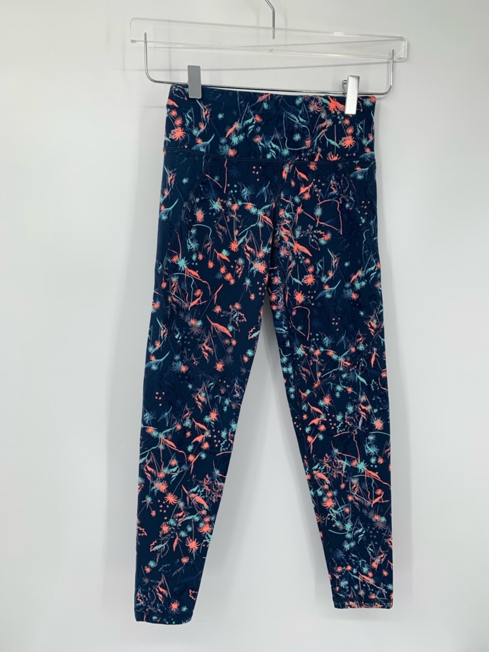 Sweaty Betty Power leggings compression yoga active Mystical floral blue new XXS